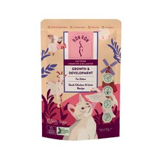 RONRON 虎嚕 機能主食貓餐包 75g 貓咪高含肉量濕糧, 3號-鴨肉+雞肉+肝臟+山羊奶, 12個
