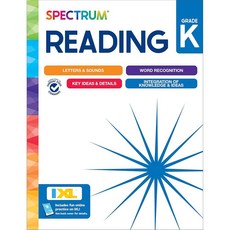 Spectrum Reading Kindergarten Workbooks Activity Book Covering the Alphabet Sight Words and mor
