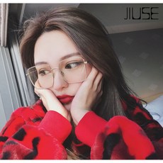 雙正方款 韓國 原宿同款 網紅 網美, 1個, 黑色