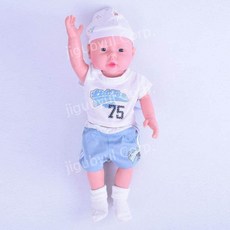 신생아모형 신생아 모형 산후조리원 교육용 간호 마네킹 응급 실리콘 인형, E. 반팔정장입은소년