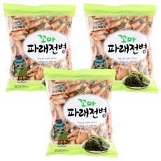 하양댁 옛날 전통 꼬마 파래전병, 165g, 3개