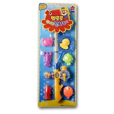 3세남아 뽀로로낚시대 뜰채 6종인형 욕조놀이세트 어린이선물 소근육훈련, 뽀로로, 1세트