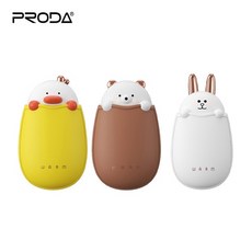 萌寵卡通可愛暖手寶 附收納袋, 1個, 鴨