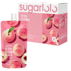 슈가로로 맛있는 곤약젤리 복숭아 10개입, 50개, 150ml