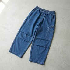 뉴발란스 ESSENTIAL 일자핏 키즈 유아 아동 주니어 데님바지 팬츠 NK9TG2101U56 NK9TG2101U 56