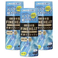 키키유 파인히트 탄산입욕제 슈퍼리프레쉬, 400g, 3개
