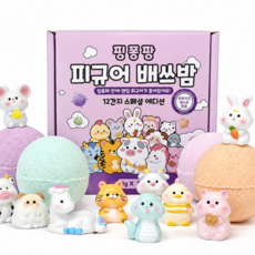 핑퐁팡 피규어 배쓰밤 4구 세트 12간지 스페셜 에디션 빅사이즈 국내제조, 1개, 480g