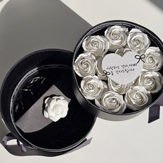 [플라담] 어버이날 카네이션 장미 플라워 용돈 선물 2단 박스 환갑, 1개, 핑크장미&카네이션믹스