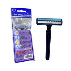 雙層刮鬍刀 手動刮鬍刀 拋棄式刮鬍刀 旅行刮鬍刀 一次性刮鬍刀 簡易刮鬍刀 不鏽鋼剃鬍刀, 1個, 大丈夫刮鬍刀