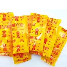 嘗甜頭 南昌麵茶粉 50元附吸管 古早味零食 懷舊零食 兒時回憶 素食, 1個, 麵茶粉 10入含吸管