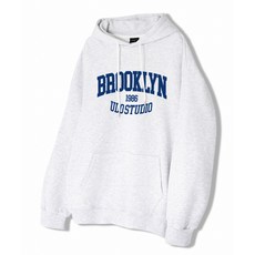 언더오프 어센틱 릴렉스드 브루클린 후디 화이트블루 382469