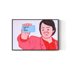 Joan Cornella 조안 코넬라 작품 그림 미술전시 주방 현관 서재 침실 거실에 걸면 좋은 캔버스 그림 액자 40, 화이트