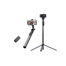 疊品Adyss多功能手機支架 手機自拍杆 三腳手機支架, 黑, 1個, X65