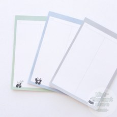 민코상점 필기하기 좋은 A5 동물모양메모지, 01 그린