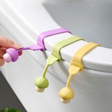 홀더/핸들부속 변기커버 뚜껑 손잡이 실리콘 버섯돌이, 버섯돌이 실리콘 변기커버 뚜껑 손잡이 홀더, 퍼플, 상세페이지 참조