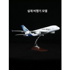 비행기 모형 에어버스 A380 보잉747 여객기 합금 피규어 장난감, 1개, 47CM 동항 항공 승객 A320
