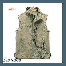 戶外休閒多口袋背心 戰術 登山 釣魚 機能 百搭個性 攝影男 工裝外套