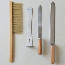 양봉칼 벌꿀 스텐 나이프 꿀 채취 도구 채밀기 스크래퍼 밀랍제거, 1개