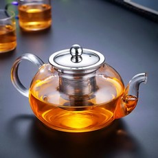 내열유리 티포트 400ml 다도주전자 유리포트 다기 제이엘생활