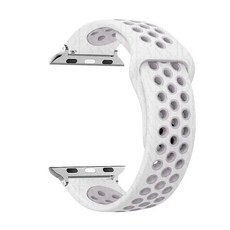 밴드 스포츠 스트랩 통기성 팔찌, 1개, 38. 14 white purple