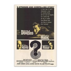 후크 빈티지 영화 포스터 – 1960년대 전쟁 드라마 아트 프린트 13x19인치, 7.5x11"