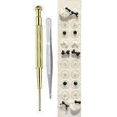 귀 침술 키트 이 포함된 지압 보너스 프리 차트 및 황동 프로브 균형과 웰빙을 위한 제품입니다, Hello Ktt