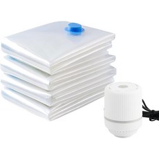 전기 펌프가 포함된 진공 보관 가방 옷 이불 및 담요를 위한 멀티 사이즈 공간 절약 밀폐형 압축 재사용 가능한 여행용 포장 가방13.8 * 19.7인치, 13.8*19.7in