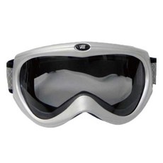 【VOSUN 】三色》彈性可調式抗UV雪鏡/防風防霧 防紫外線護目鏡 不易透風/適划雪 滑雪 登山_AR-34, 銀, 1個