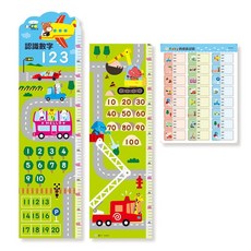 世一 恐龍 ㄅㄆㄇ恐龍 汽車 123汽車 人魚公主 造型身高尺, 123汽車造型身高尺 B246004