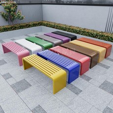 리온 야외벤치 관공서 야외 카페 긴의자 학교 감성의자, 1개, 1m 40cm 45cm 지정