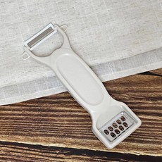 벅칼 웰빙 야채칼 감자 야채 강판 즙내기 만능 생채 필러, 아이보리, 1개