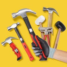 금속공예장도리 세공장도리 목공장도리 우레탄 빠루장도리 고무 망치 해머 소형 작은 쇠장도리, 고무망치 백색 대, 1개