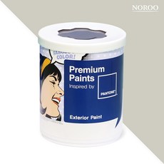 노루페인트 팬톤 실외 벽면 저광 페인트, 13-4403 SilverBirch, 1L, 1개