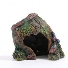 루체트리 은신처 워터월드 수족관 나무통 장식 열대어 놀이터 어항