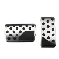 지프 컴패스 2007-2015 리버티 패트리어트용 자동차 페달 커버 닷지 저니 JCUV 피아트 프리몬트 자동 페달, 한개옵션0