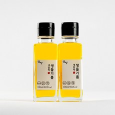 진안고원 국산 냉압착 생들기름, 100ml, 2개