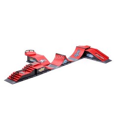 핑거보드 점프대 동호회 경기장 회색 손가락보드 경사 조합 우드덱, 1개