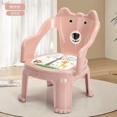 兒童餐椅叫叫椅帶前置寶寶防摔兒童椅子兒童靠背椅小孩兒童座椅, 加厚【櫻花粉】