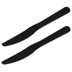 일회용 나이프 블랙 벌크포장 100개, 1개, 1개