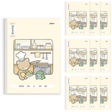 클라리온 1200 10칸 국어 초등 스프링노트, 10권, B 요리 10권, B 요리