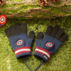 MARVEL漫威 童款卡通造型智能觸控手套