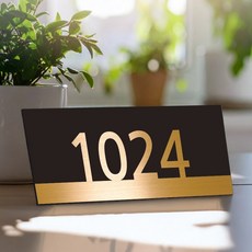 싸인티오피 Armo 호실판 아파트호수 문패 호수판 숫자판 빌라 현관문 룸넘버 원룸 오피스텔 호텔 고시원 모텔 도어사인, 포맥스