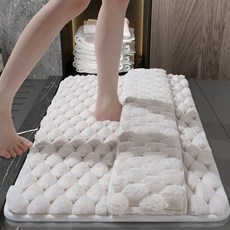다알리아 빨아쓰는 호텔 발매트 매트, 1개, 아이보리
