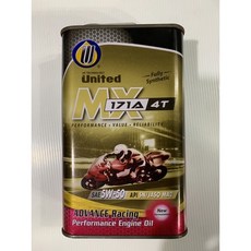 United S4 Supreme 10W-40 四行程機油, 1個, 171 5W50[紅金色］,油力特OIL各系列1L四行程機油