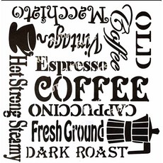 ST-DOT-0121型染版(Stencil)-蝶古巴特diy-簍空模板-塗鴉模版-繪畫模版, 1個, DOT-0121