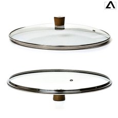 유리냄비 뚜껑 프라이팬 궁중팬 유리 덮개 교체용 32cm