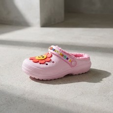 크록스 클래식 라인드 데이지 클로그 토들러 - PINK MILK CRS211635-PINK Co.1700528