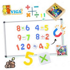 버니토 원목자석 숫자 37P 숫자놀이교구