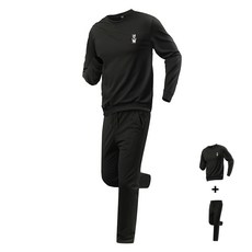 FINALSENSE 남자 츄리닝세트 널찍하다 트레이닝 세트 러닝복 러닝복 남성 헬스 트레이닝복 긴팔 운동복 세트 드라이핏 소재 스포츠상하의 세트 기능성 운동복 라이딩 트레이닝