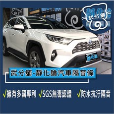武分舖 靜化論 汽車隔音條 Toyota RAV4 5-5.5代 專用 抑制風切聲 防水 防塵 隔音功效, 1個, B柱+C柱